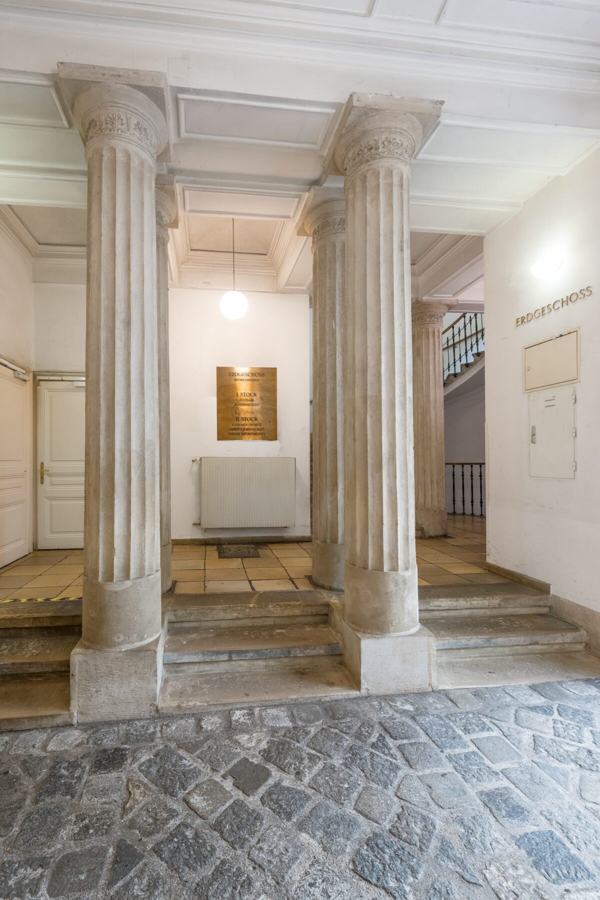 Stiegenhaus des Bezirksmuseums Josefstadt, Foto: Klaus Pichler
