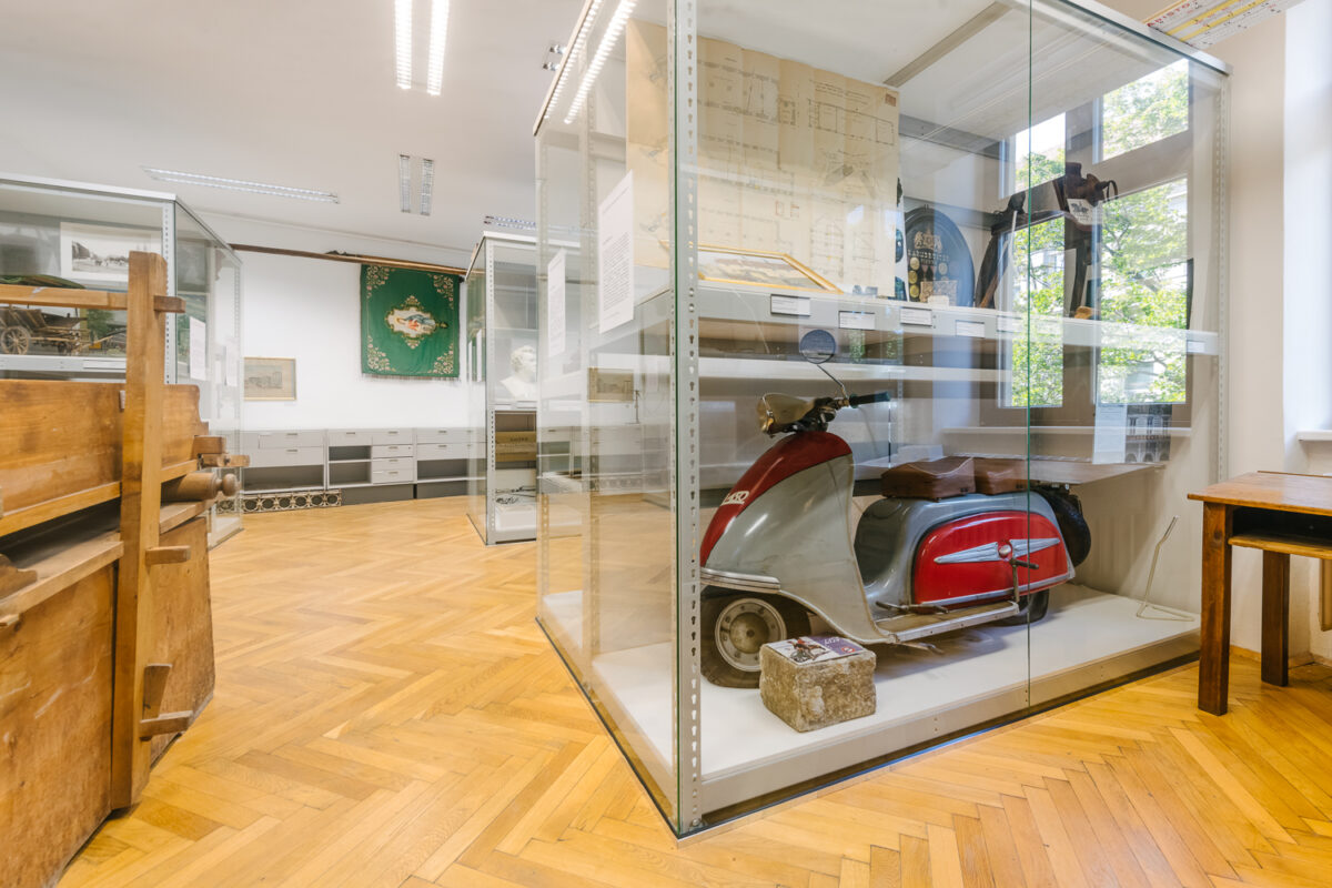 Blick in die Dauerausstellung des Bezirksmuseums Alsergrund, Foto.: Klaus Pichler/Bezirksmuseum Alsergrund