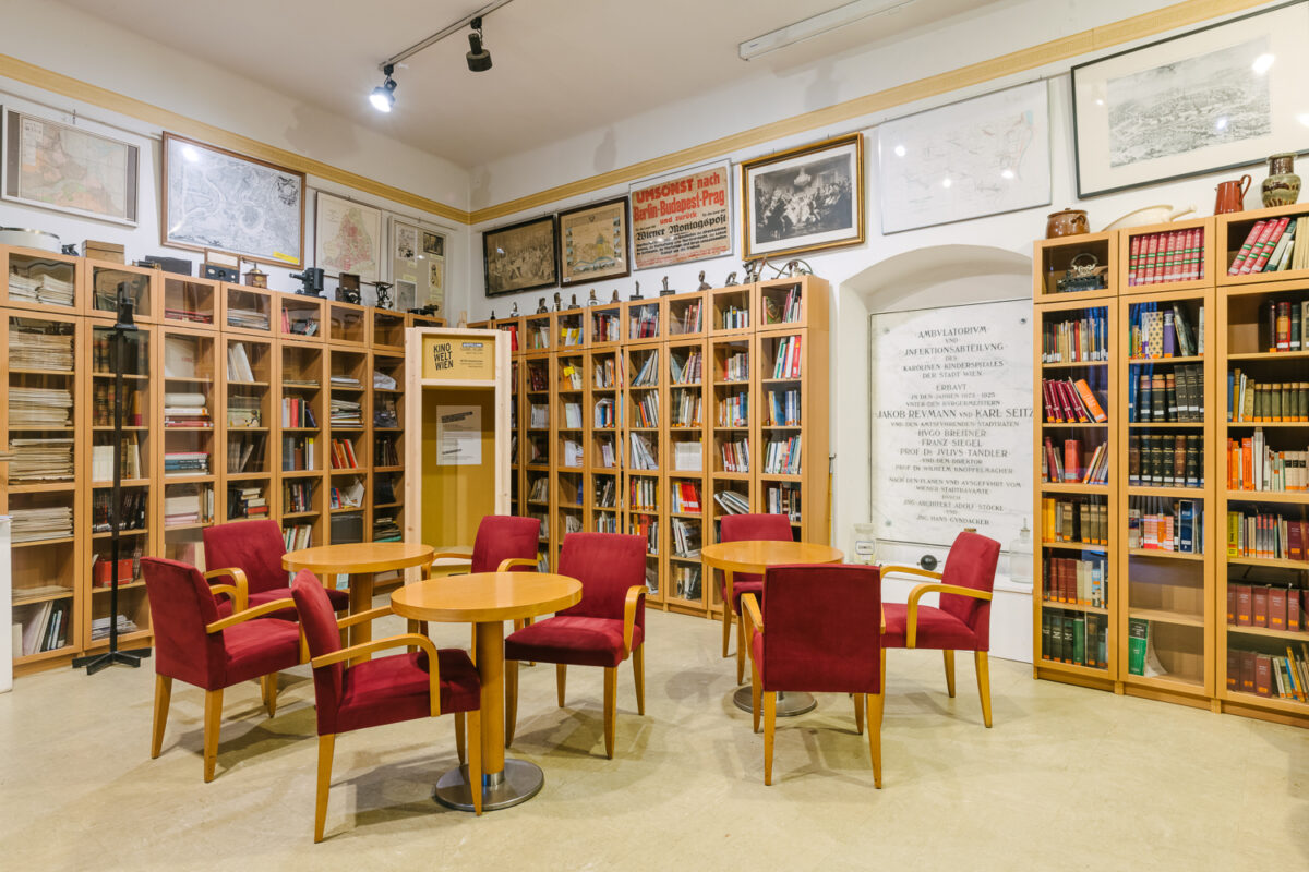 Bibliothek, Foto: Klaus Pichler/Bezirksmuseum Alsergrund