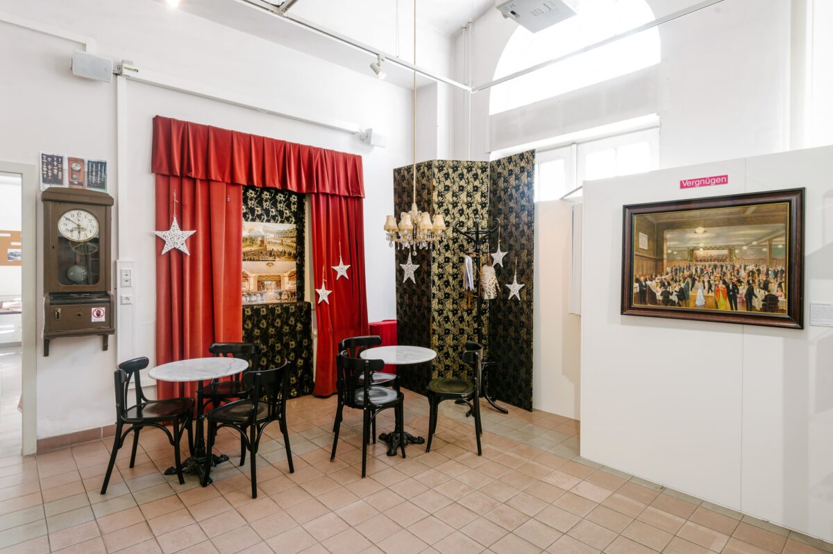 Ausstellungsansicht des Bezirksmuseums Rudolsfheim Fünfhaus