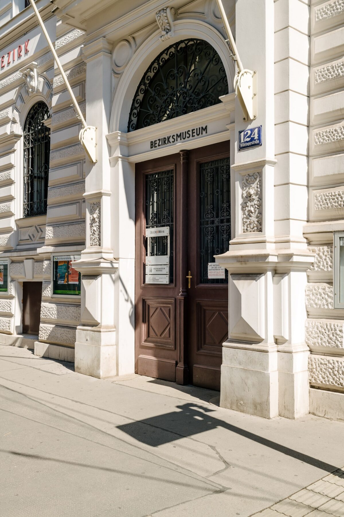 Eingang zum Bezirksmuseum Währing, Foto: Klaus Pichler/Bezirksmuseum Währing