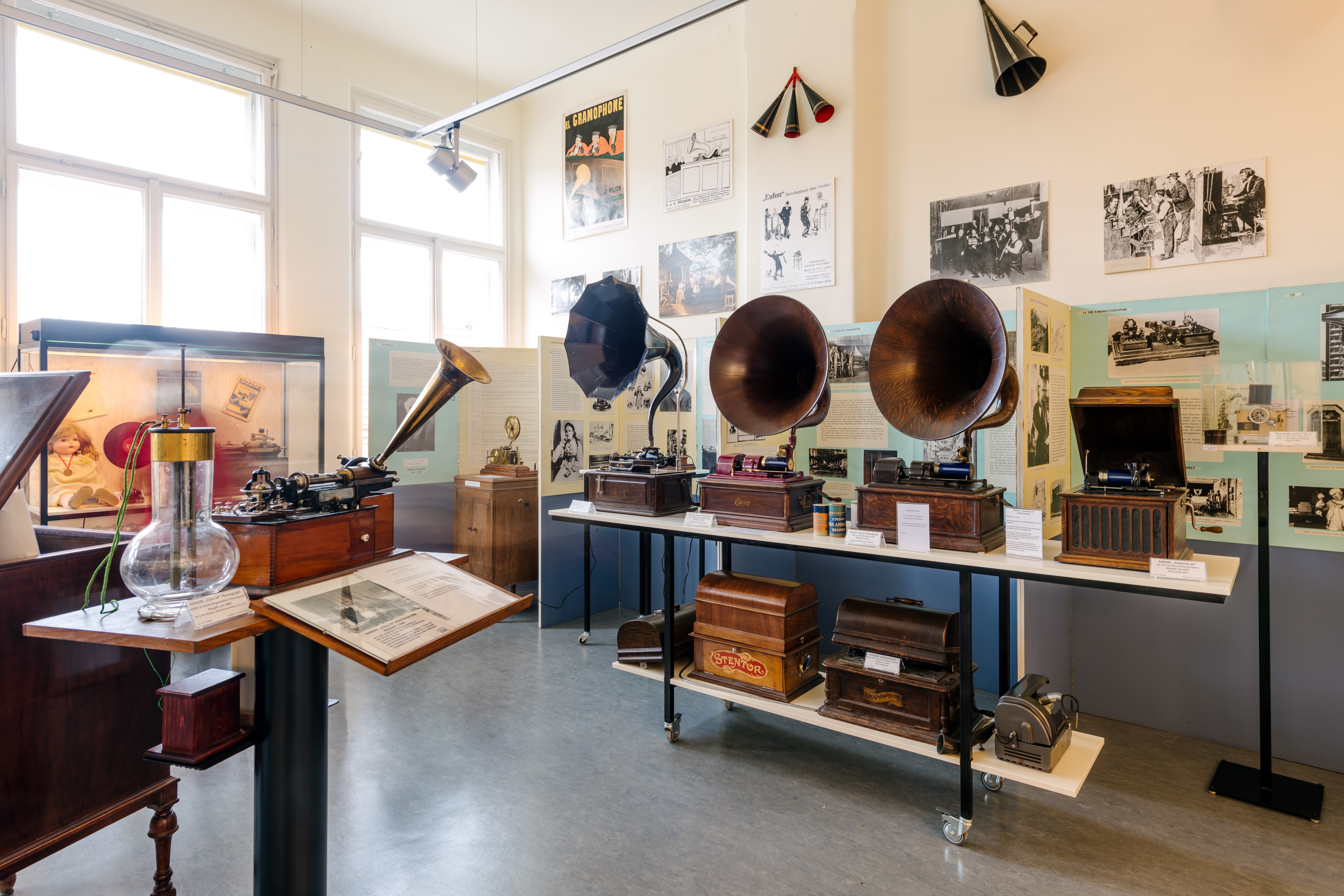 Blick in das Wiener Phonomuseum, Foto: Klaus Pichler