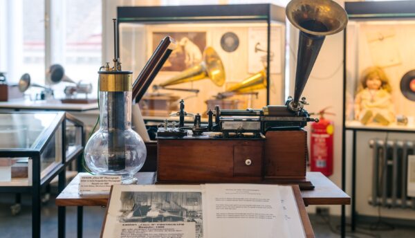 Edison “Class M” Phonograph, um 1889, Foto: Klaus Pichler/Wiener Phonomuseum