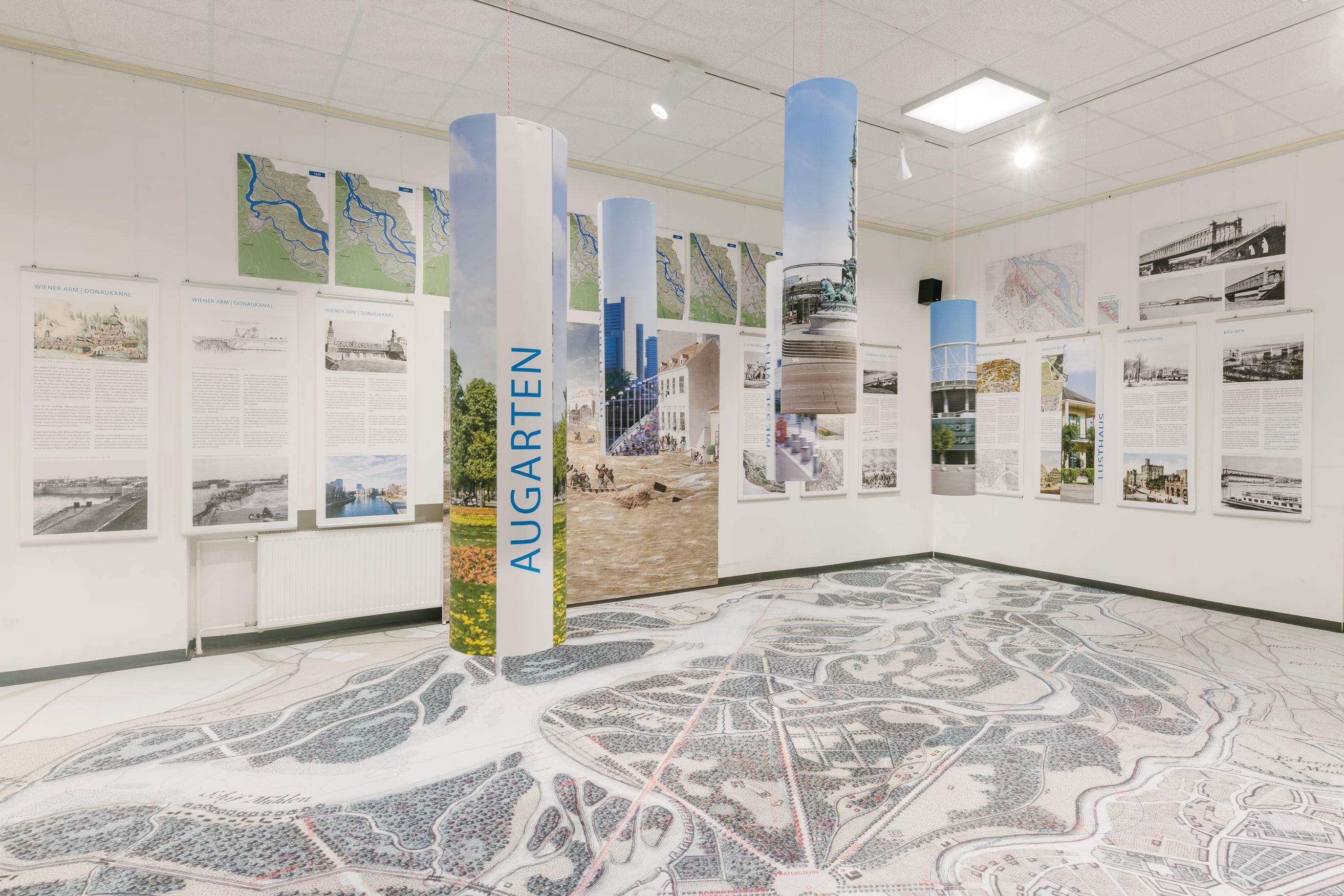 Ausstellung: Wie die Donau nach Wien kam, Bezirksmuseum Leopoldstadt, Foto: Klaus Pichler, 2020
