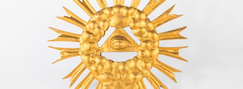 Hauszeichen “Auge Gottes”, 1776, Bezirksmuseum Josefstadt, Foto: Klaus Pichler