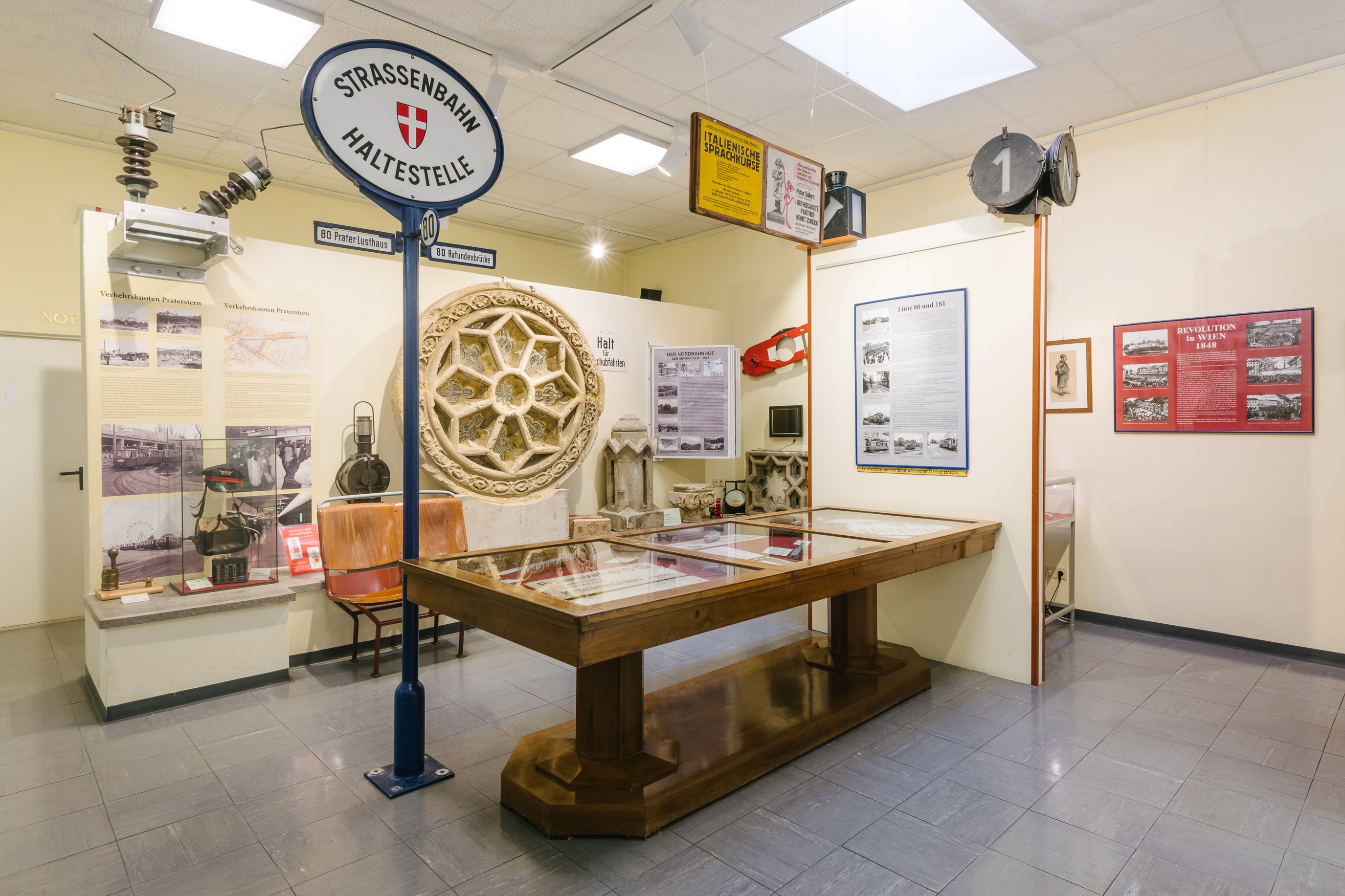 Blick in die Dauerausstellung, Bezirksmuseum Leopoldstadt, Foto: Klaus Pichler