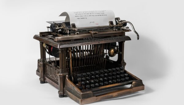 Schreibmaschine aus dem Besitz von Bertha von Suttner, Bezirksmuseum Hietzing, Foto: Klaus Pichler