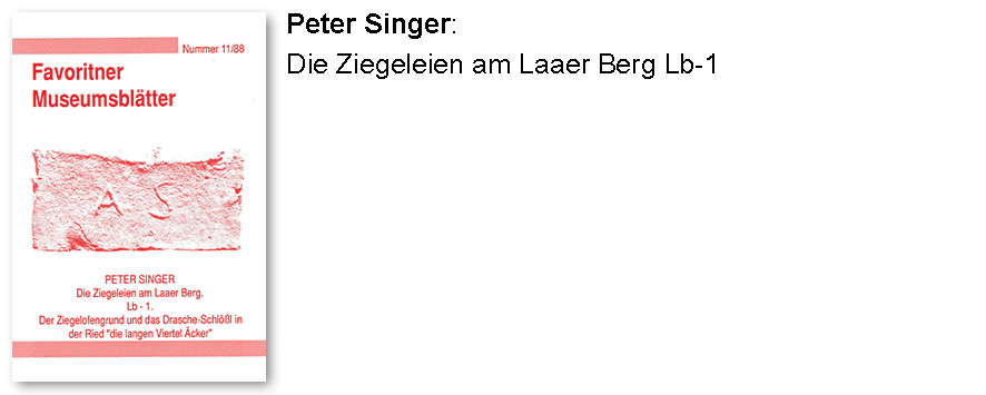 Peter Singer: Die Ziegeleien am Laaer Berg Lb-1