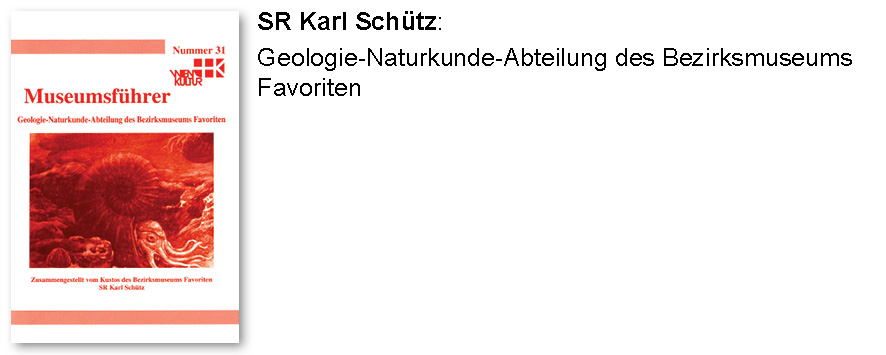 SR Karl Schütz: Geologie-Naturkunde-Abteilung des Bezirksmuseums Favoriten