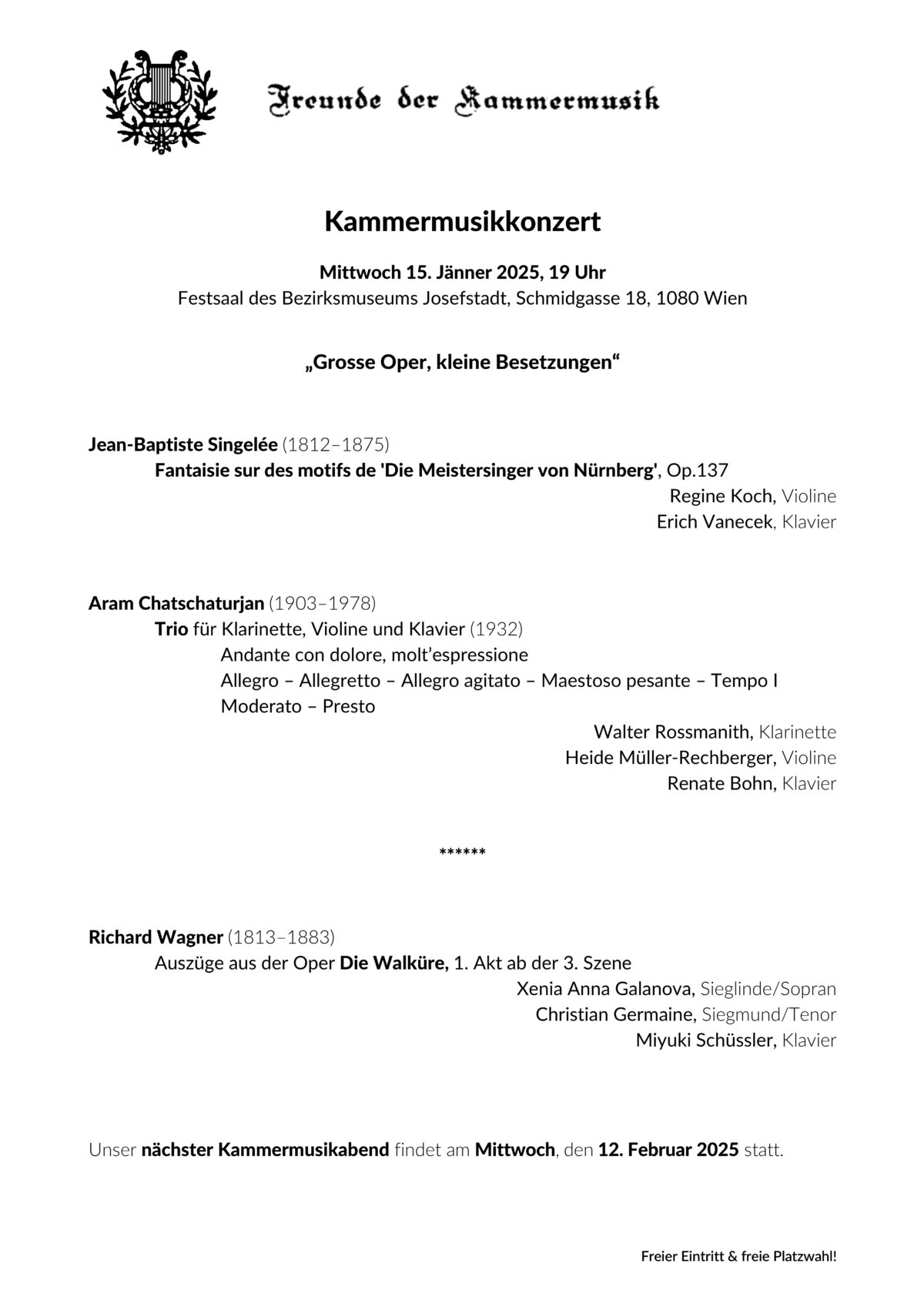 Kammermusikkonzert