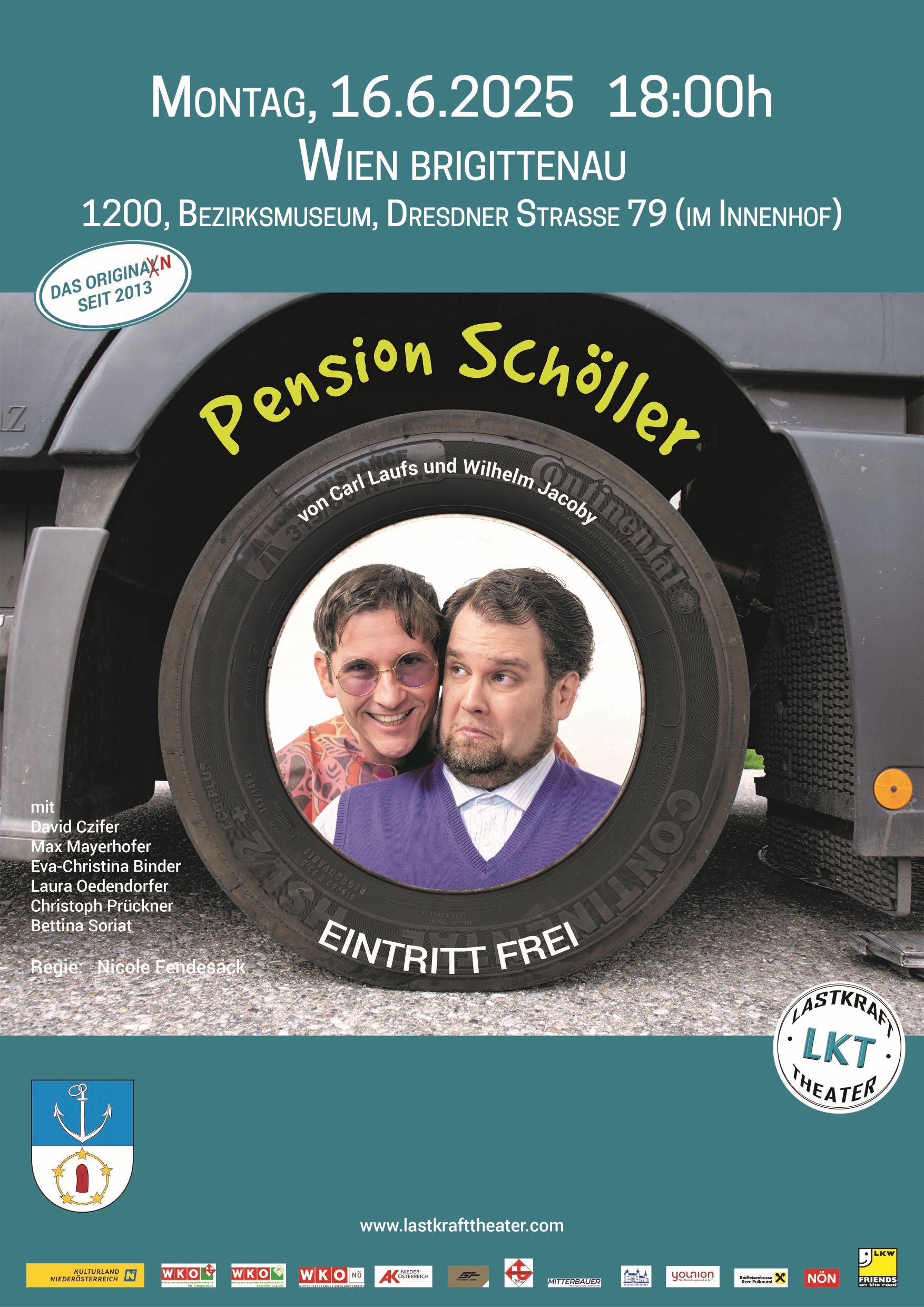 Veranstaltung: Lastkraftthearer, Pension Schöller, Bezirksmuseum Brigittenau, 2025