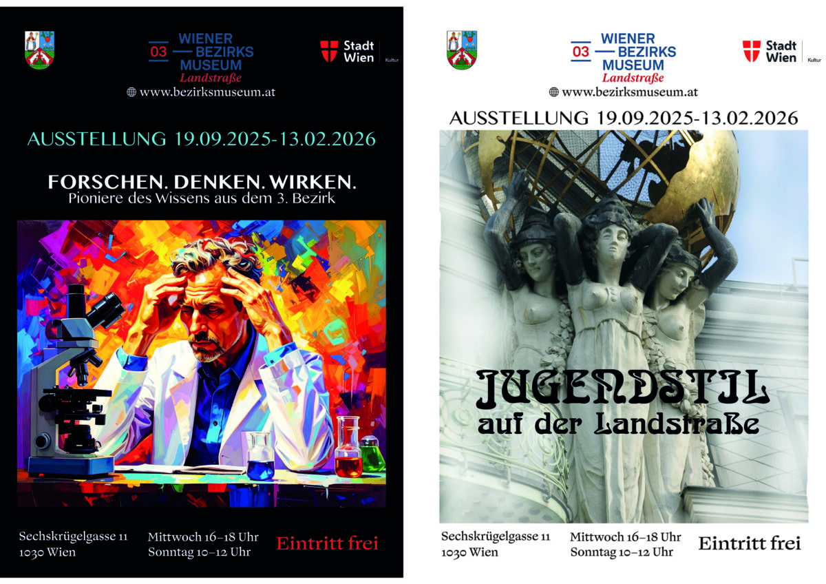 Veranstaltung: Eröffnung der Herbstausstellungen, Bezirksmuseum Landstraße, 2025