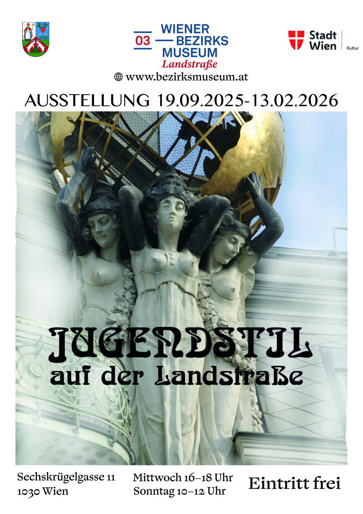 Ausstellung: Jugendstil auf der Landstraße, Beztirksmuseum Landstraße, 2025