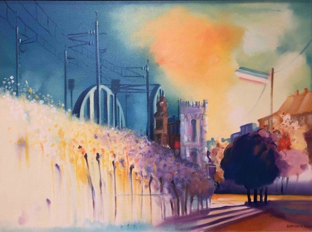 Ausstellung: Vorortelinie gemalt von Peter Hofmann, Bezirksmuseum Hernals, 2025