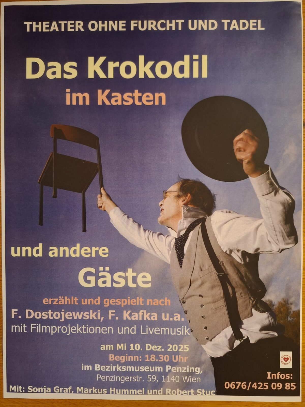 Veranstaltung: Das Krokodil im Kasten, Bezirksmuseum Penzing, 2025
