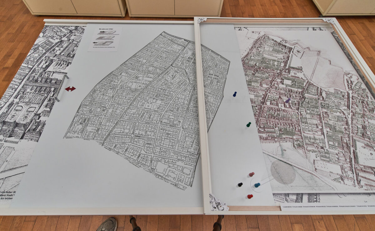 Ausstellung: Palais und Gärten der Josefstadt, Impressionen der Ausstellung Foto: Bezirksmuseum Josefstadt, A. Theiner