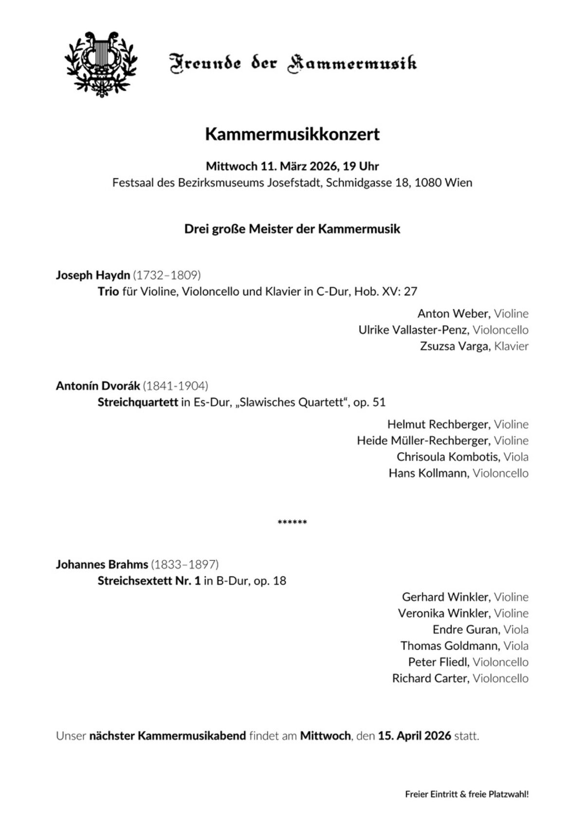 FdK März 2026