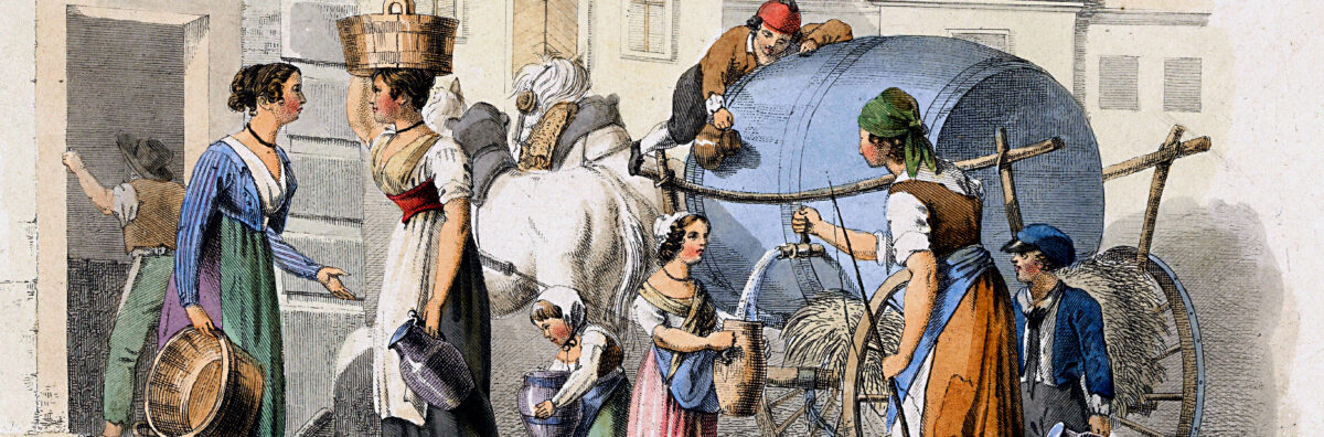 Ausstellung: Wasser in Meidling, Tag der Wiener Bezirksmuseen 2026, Bezirksmuseum Meidling, Bild: Johann Nepomuk Passini (Kupferstecher), Johann Josef Schindler (Künstler), 