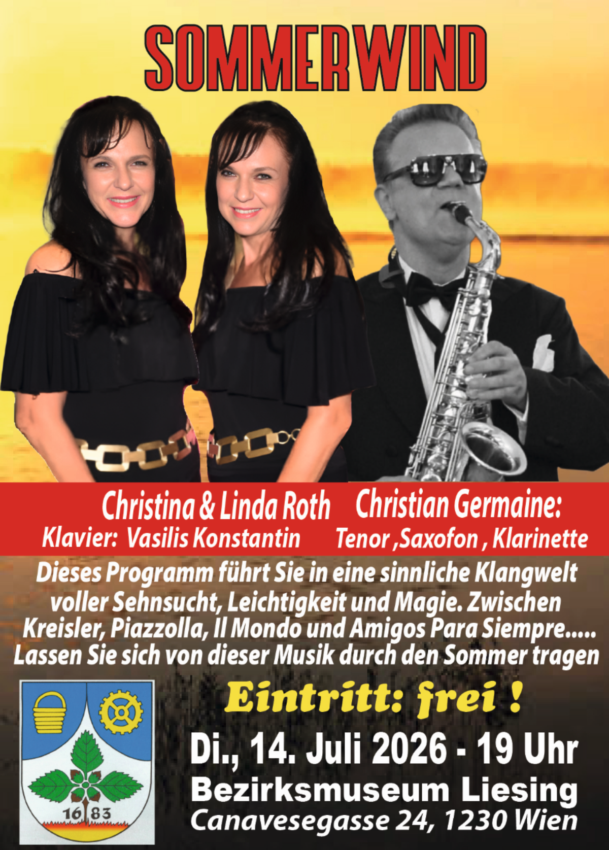 Veranstaltung: Veranstaltung: Wiener Kultursommer 2026 - „Sommerwind“, Bezirksmuseum Liesing
