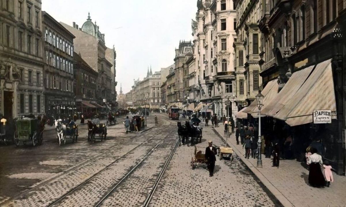 Veranstaltung: Vom Ratzenstadl zur Shoppingmeile, Mariahilfer Straße 93, um 1894, Foto: Sammlung Miller, Bezirksmuseum Mariahild, 2026