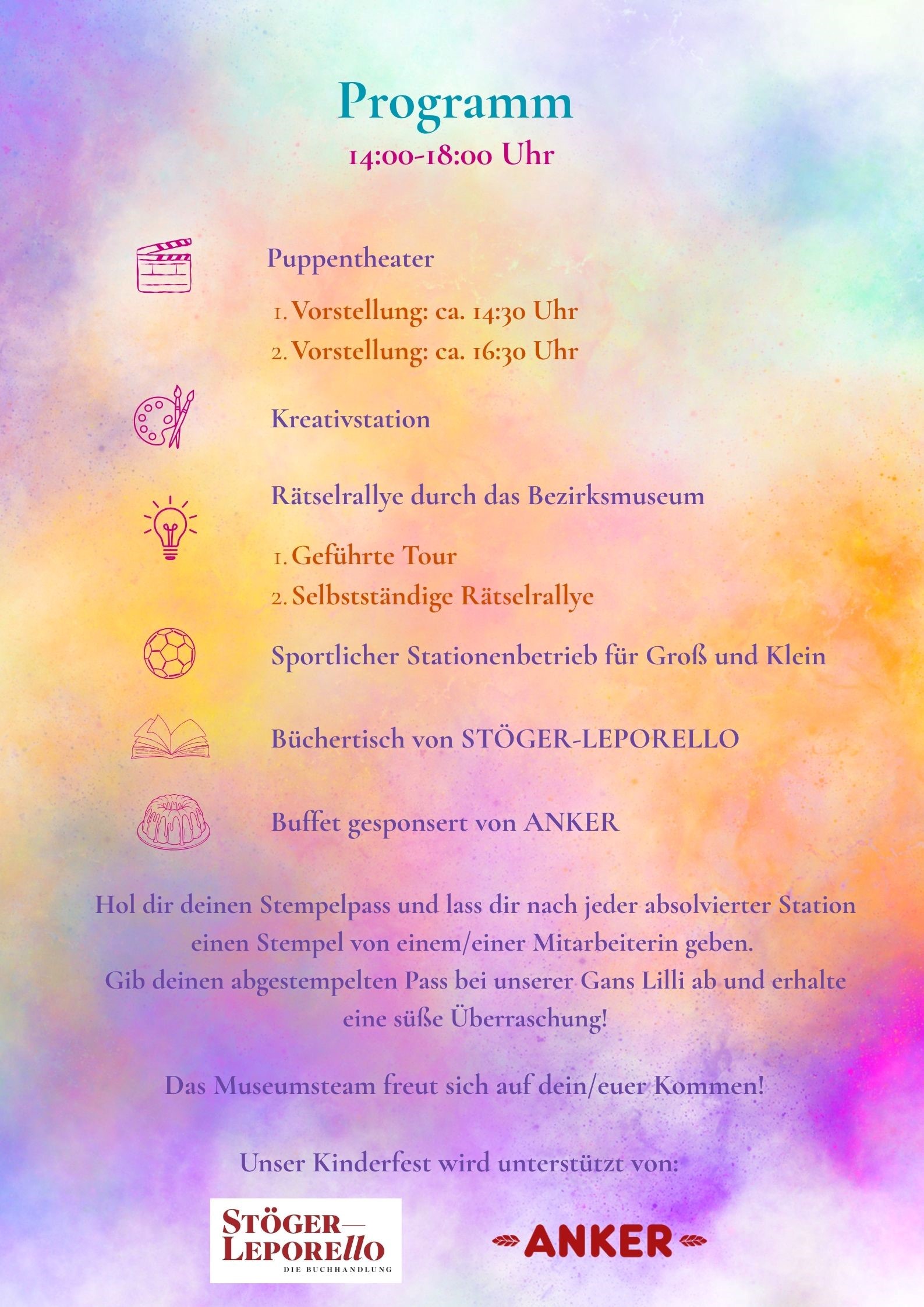 Veranstaltung: Kinderfest Bezirksmuseum Döbling Programm, Bezirksmuseum, 2026