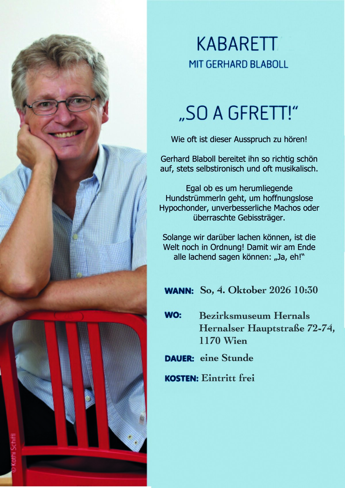 Kabarett mit Gerhard Blaboll