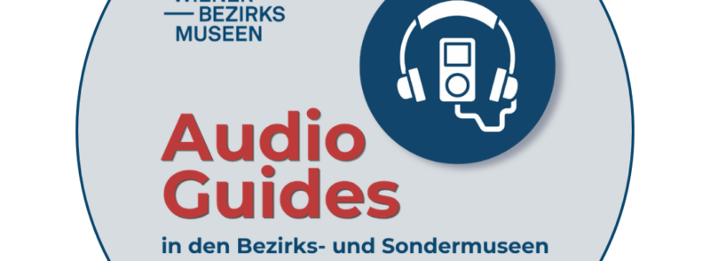 ARGE: Audioguides in den Bezirks- und Sondermuseen, Logo rund, 2026