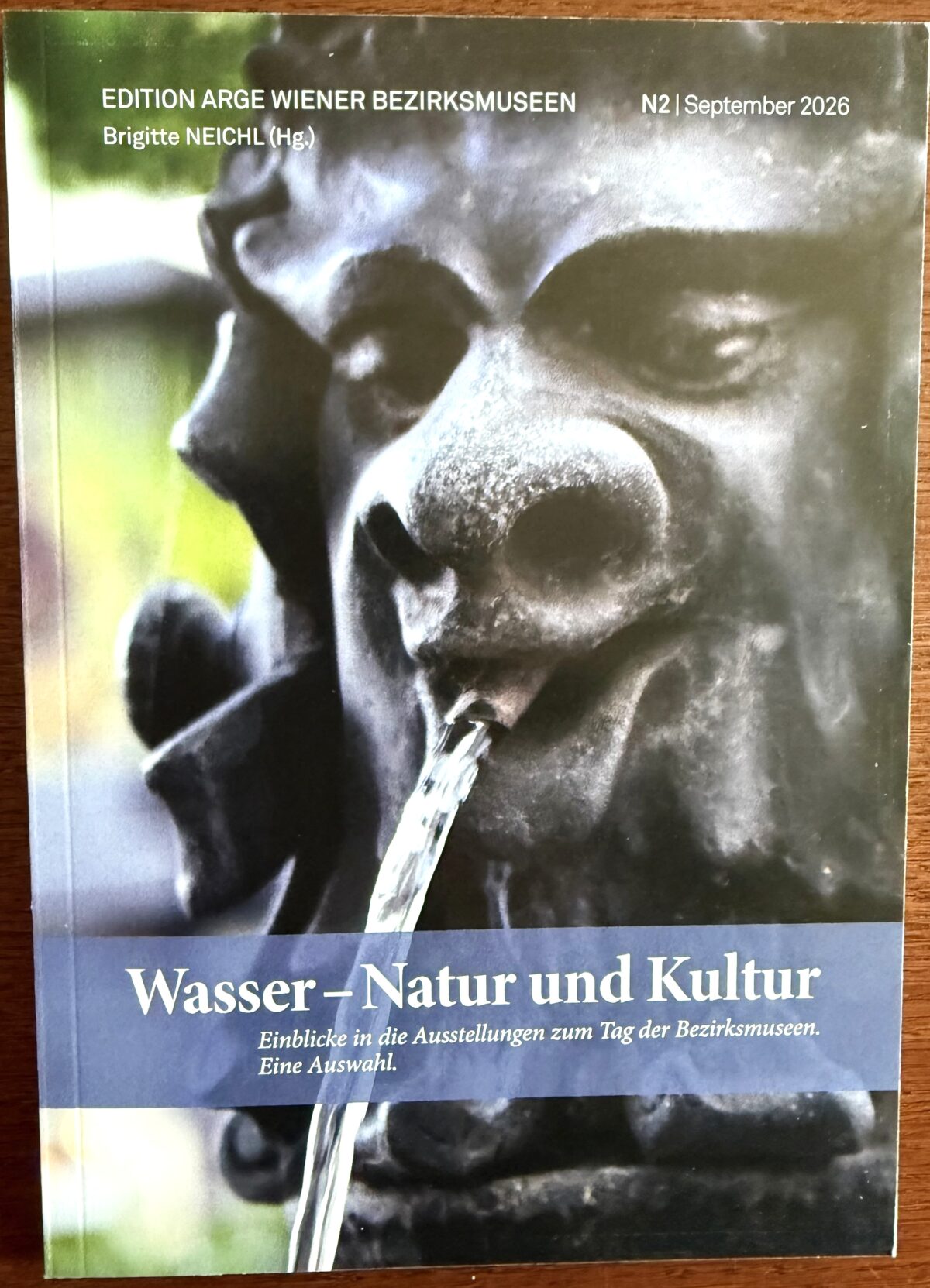 Publikation: Buch-Cover: Wasser – Natur und Kultur, ARGE, Rauchfangkehrermuseum, 2026