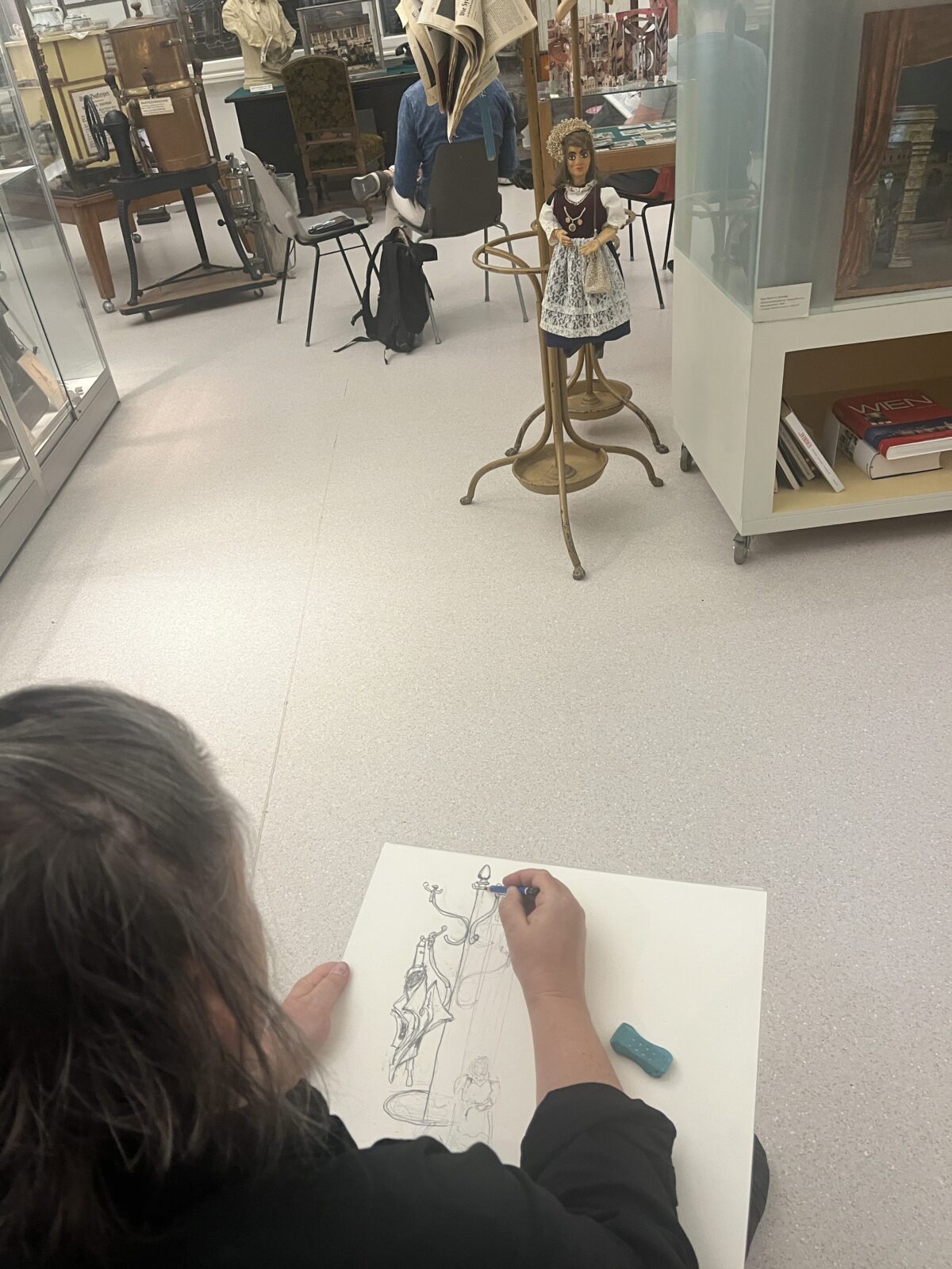 Ausstellung: Urban Sketching, Foto: Bezirksmuseum Mariahilf, 2026