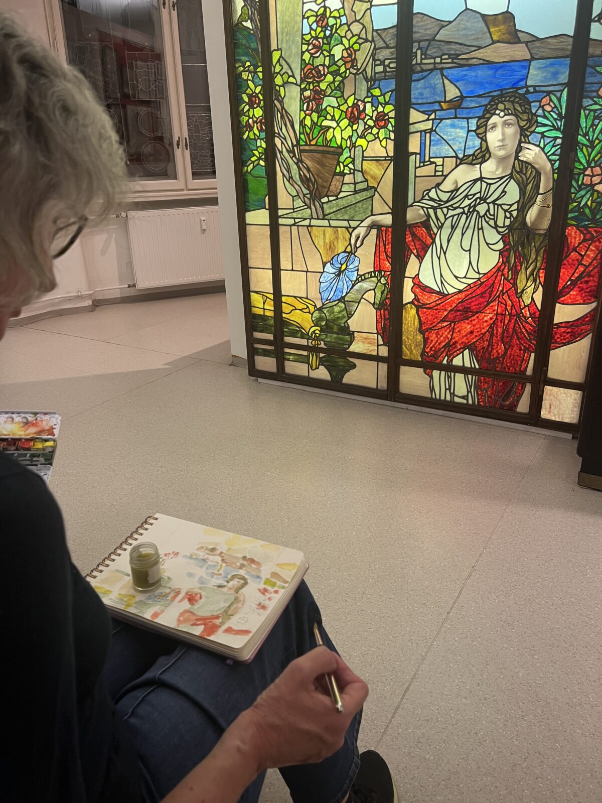 Ausstellung: Urban Sketching, Foto: Bezirksmuseum Mariahilf, 2026